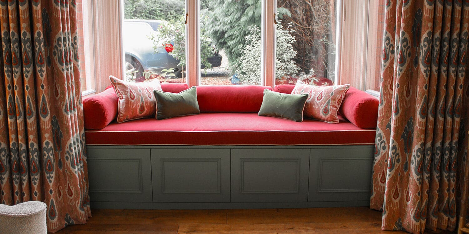 Interior Header Newly painted bay window storage box