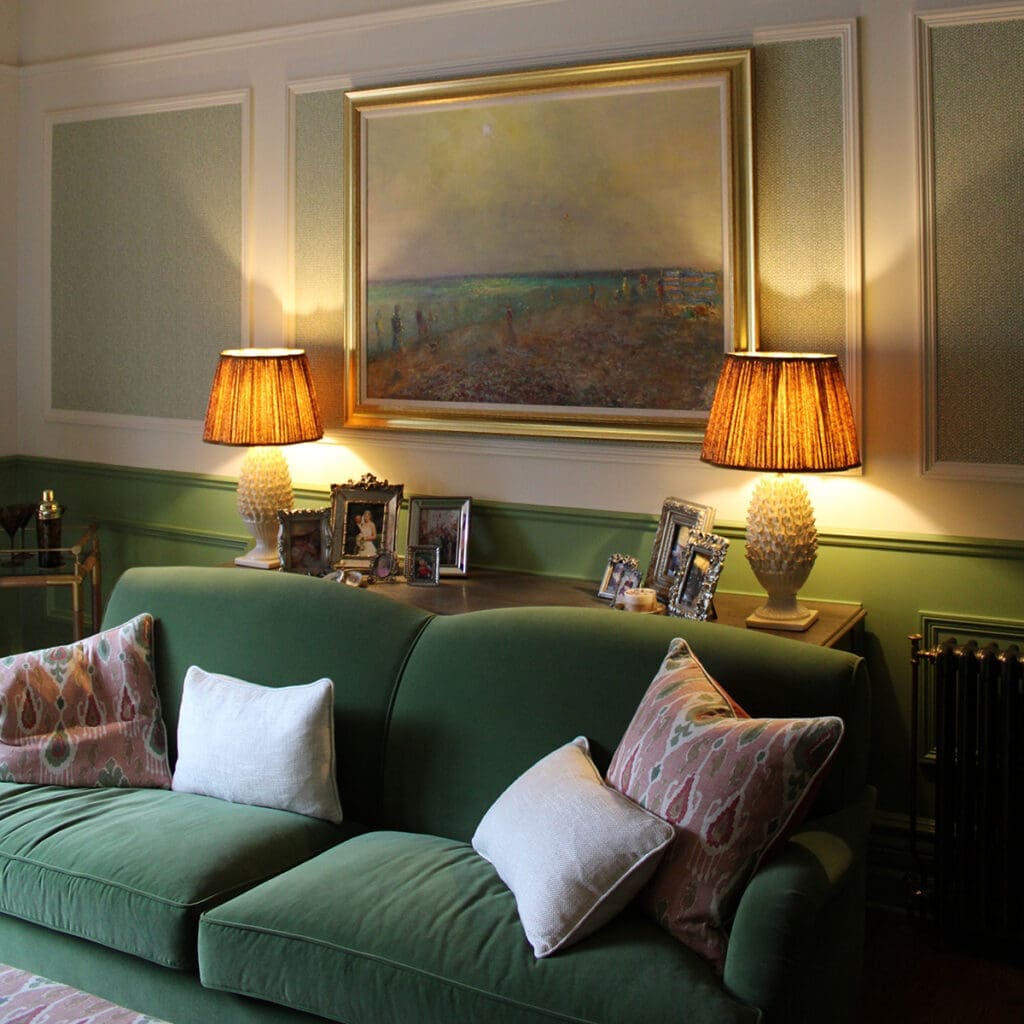 Green Lounge Redecoration Project in Camberley