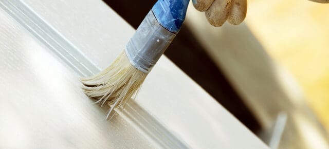 Painting interior door