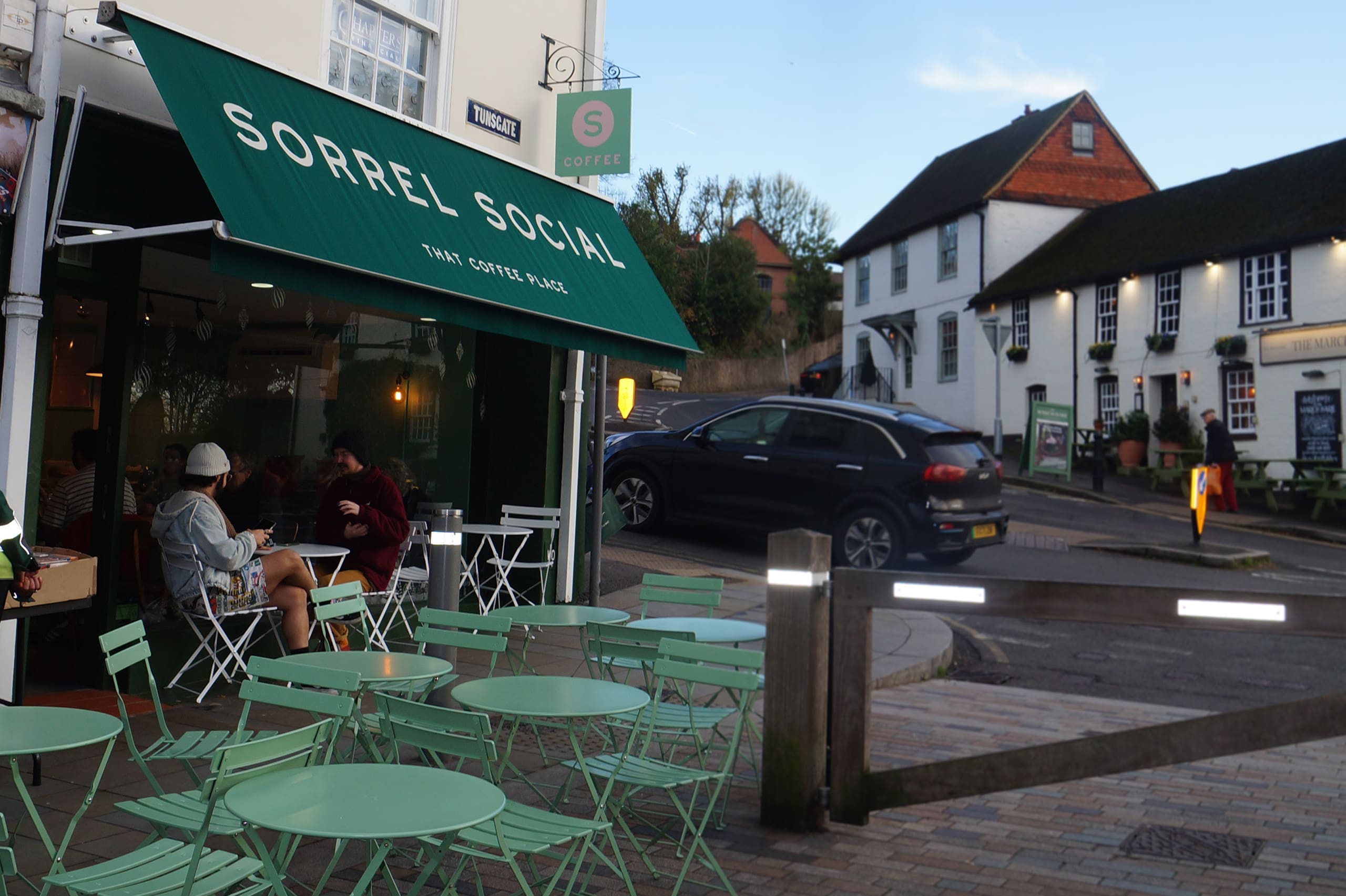 full refurbishment of sorrel social cafe in guildford